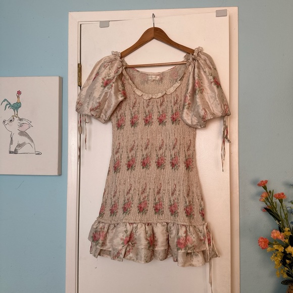 LOVESHACKFANCY VIOLET DRESS - Picture 5 of 9